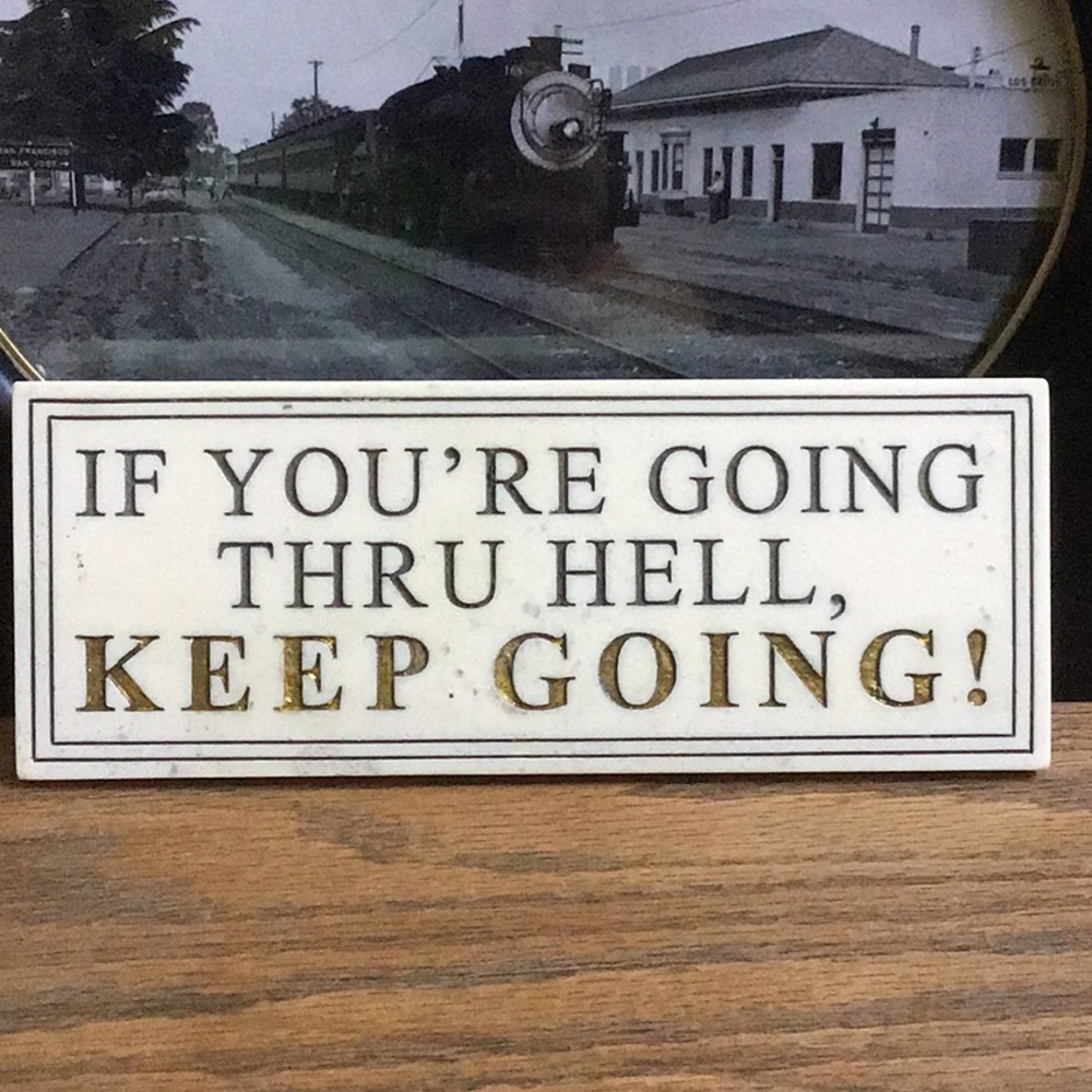 White Marble Plaque